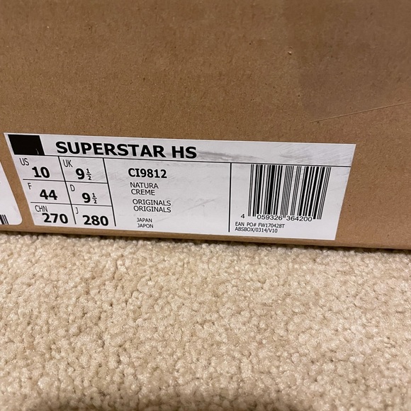 Hender scheme adidas superstar sneaker leather luxury - Picture 5 of 14